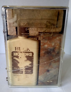 Vintage Buck Knife Honing Oil Kit No. 133 w/ Handy Oiler & 2 Sharpening Stones