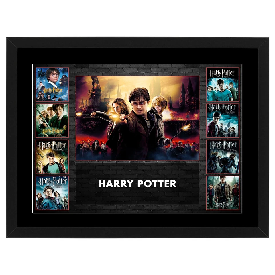 HARRY POTTER FRAMED PHOTO PRINT HERMIONE GRANGER RON WEASLEY MOVIE MEMORABILIA - image 1 of 1