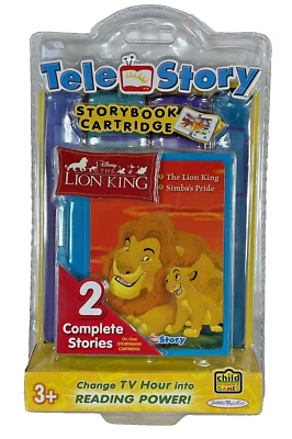 Sistema TeleStory Disney O Rei Leão e Simba's Pride cartucho de livro de histórias novo - Imagem 1 de 2