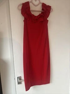 Zara Trafialuc Size Small Red Dress - Picture 1 of 4
