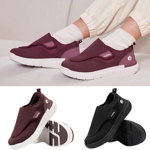 FitVille Diabetic Shoes Women Wide Width Walking Shoes Casual Slip-On Orthopedic - Picture 1 of 30