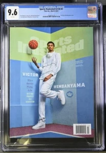 Victor Wembanyama SPORTS ILLUSTRATED First Cover FC March 2023 Newsstand CGC 9.6 - Picture 1 of 2