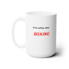 Boxing coffee mug 15oz, Karate gifts, Kung Fu gifts, Martial Arts Gifts
