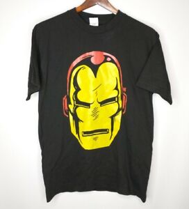 Marvel Comics Iron Man 2010 Alstyle Men's SzM Black T-Shirt NWOT