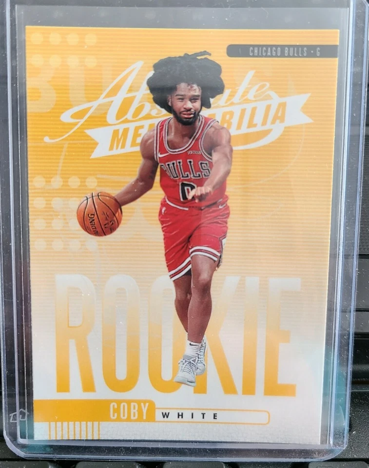 2019-20 Absolute Coby White Rookie Card RC #6 Bulls. Mint - Image 1 of 1