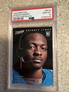 2023 Prestige Rookie Portraits Hendon Hooker Lions Case Hit SSP - Picture 1 of 2