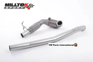 Per Audi TT MK3 TTS 2.0TFSI Quattro Milltek 3" Fusione Foro Grande Downpipe e Rac... - Foto 1 di 1