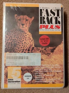 Fast Back Plus Back Software MS-DOS(Unopened) - Picture 1 of 4