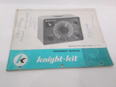 Knight-Kit Probador Condensador Resistencia 83 Y 124 Manual de Montaje Foto 1 de 4
