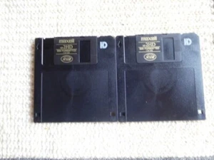 2- NEW / UNUSED MAXELL 2HD IBM FORMATTED 1.44MB SUPER RD II DISK - Afbeelding 1 van 2