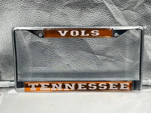 Tennessee Volunteers NCAA Craftique Chrome License Plate Frame - Picture 1 of 1