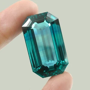 AAA Quality Natural Ceylon Parti Sapphire Loose Radiant Cut Gemstone 99.55 CT - Picture 1 of 4