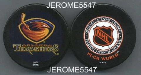 ATLANTA THRASHERS Blue NHL PUCK PUCKWORLD - #EL_#3L Cover