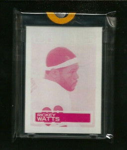 Rickey Watts 1983 Topps VAULT PROOF w/ COA Sealed and Uncirculated Chicago Bears