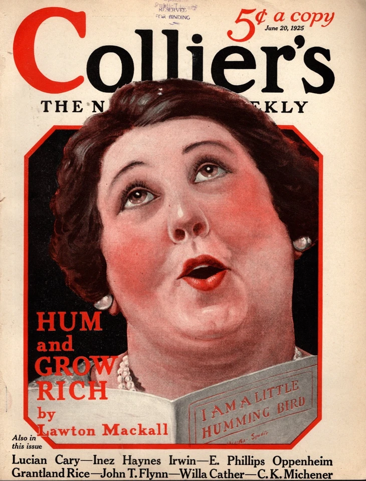 1925 Collier's June 20 - Traveling across country in a car - tips Foto 1 de 1