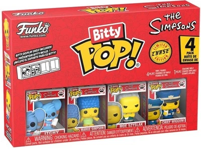 Funko Bitty POP!: Figura de vinilo Los Simpson - Itchy paquete de 4 [juguete nuevo], paquete de 4, Foto 1 de 4