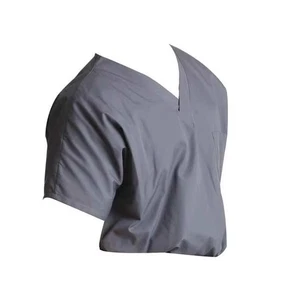 Scrub Zone Scrub Shirt,S,Gray,Unisex 71221 Scrub Zone 71221 S 708695082010 - Picture 1 of 1