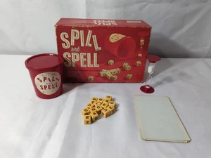 Vintage 1966 Parker Brothers Spill and Spell Game Complete - Picture 1 of 10