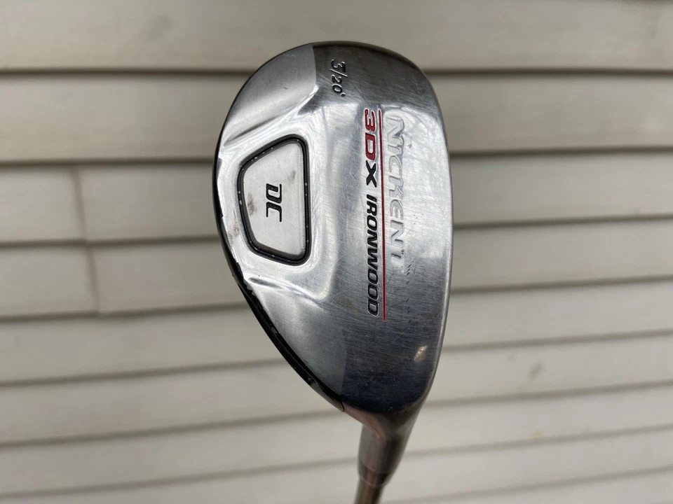 Right Handed Nickent 3DX Ironwood 20 Degree 3 Hybrid w/ Graphite R Flex Shaft - Image 1 of 4