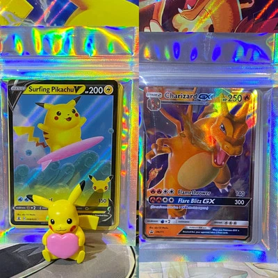 Pokemon Mystery Pack Pikachu Or Charizard Packs 10 Rare Cards Per Pack! - Image 1 of 4