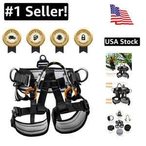 Großer zertifizierter Klettergurt - 300 kg Kapazität für Sicherheit & Komfort - Bild 1 von 9