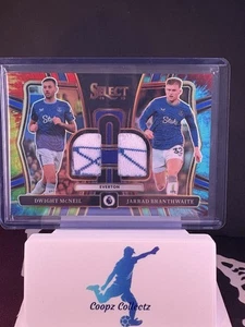 McNeil & Branthwaite Everton FC Dual Patch Batik 9/25! Panini Select 2024-2025 - Bild 1 von 2
