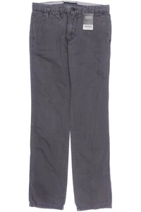 Pantalones de tela lisa para hombre pantalones chinos talla W30 algodón gris #x7e5o48 - Imagen 1 de 5