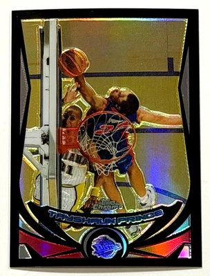 2005 TOPPS CHROME TAYSHAUN PRINCE BLACK REFRACTOR /500 - Image 1 of 2