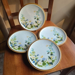 MIKASA Natural Beauty PETIT FLEUR 4 Salatteller Vintage TOP unbenutzt - Bild 1 von 5