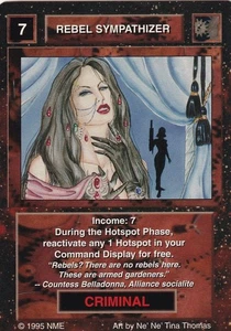 Rebel Sympathizer - BTS Premiere - Battlelords CCG - Imagen 1 de 6