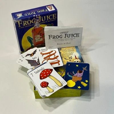 Frog Juice A Clever Card Game of Spells & Concoctions Complete Gamewright 2003 - Image 1 of 4