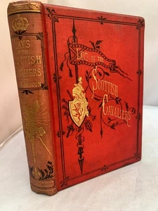 Lays of the Scottish Cavaliers by W Edmondstoune 1883 - Gilt HB - Picture 1 of 8