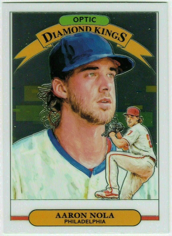 AARON NOLA 2019 Panini Donruss Optic Diamond Kings #18 Philadelphia Phillies - Image 1 of 1