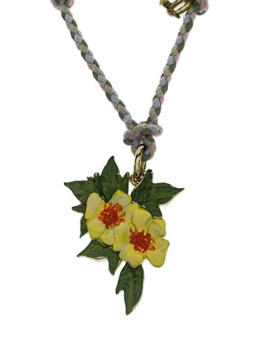 Collana Christian Dior LACRIME donna grigia con top usata