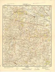 Mapas topográficos militares soviéticos rusos - THORSHOJ (Dinamarca), 1:50 000, ed. 1961 - Imagen 1 de 4