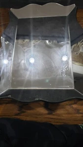 Vintage Anthropologie Mirror Beveled Scaloped Wall Mirror - Picture 1 of 8