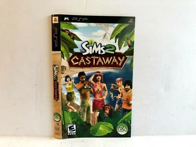 The Sims 2 Castaway PSP ARTWORK ONLY Authentic - Image 1 of 2