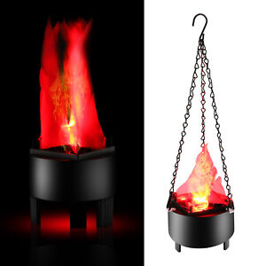 Electronic Brazier Lamp Artificial Fake Fire Simulation Hanging Flame Light