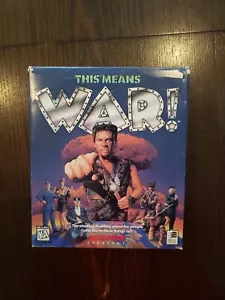 This Means War (PC, 1995) Complete Big Box CIB CDROM - Picture 1 of 4