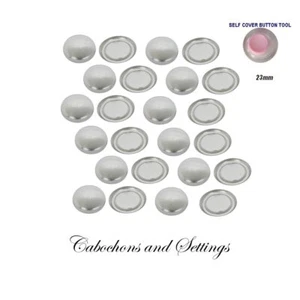 50 x 23mm Flatbacks - Just Buttons - Picture 1 of 1