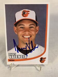 Danny Valencia SIGNED Autograph Baltimore Orioles Postcard Photo Signature SGA