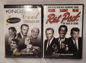 Rat Pack "The King of Swing" 3 DVD Set and Kings of Cool x 5 DVD Collection - Picture 1 of 4