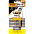 BIC Flex 5 Refillable Razors for Men Long-Lasting 5 Blade Razors for a Smooth...