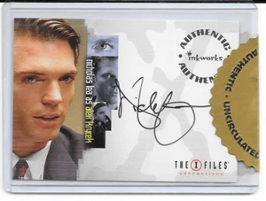 2005 Inkworks X-Files Connections Nicholas Lea Alex Krycek AUTO SP A6 SEALED - Picture 1 of 1
