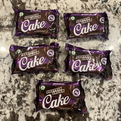 Finaflex | Pastel Crema Proteica - Natural, 14g Proteína | Pastel de Chocolate, 5 Pasteles Foto 1 de 4