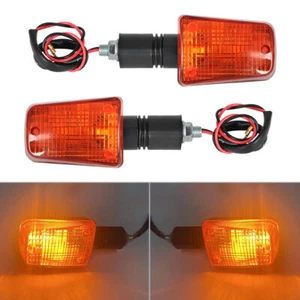 2x Turn Signals For Suzuki DR350 DR650 DR125 DR 200 250 GSXR 750 1100 Indicator - Picture 1 of 9