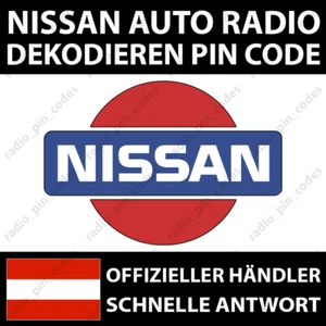NISSAN RADIO DEKODIEREN PIN CODE JUKE MICRA NAVARA NOTE NV200 QASHQAI X-TRAIL - Bild 1 von 5