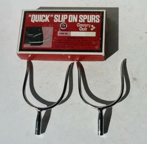 Spurs Quick Slip On Spurs Century Crafts Spring Steel JT International In Box -- - Picture 1 of 1