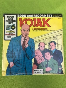 Vintage 1977 Kojak Record Book & Record Set New Universal City Studios - Picture 1 of 7