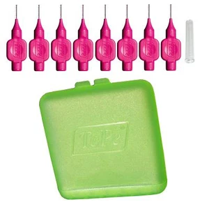 TePe Interdentalbürsten pink 0,4  Reise SET mit Reiseetui Hygienebox Urlaub NEU - Bild 1 von 3